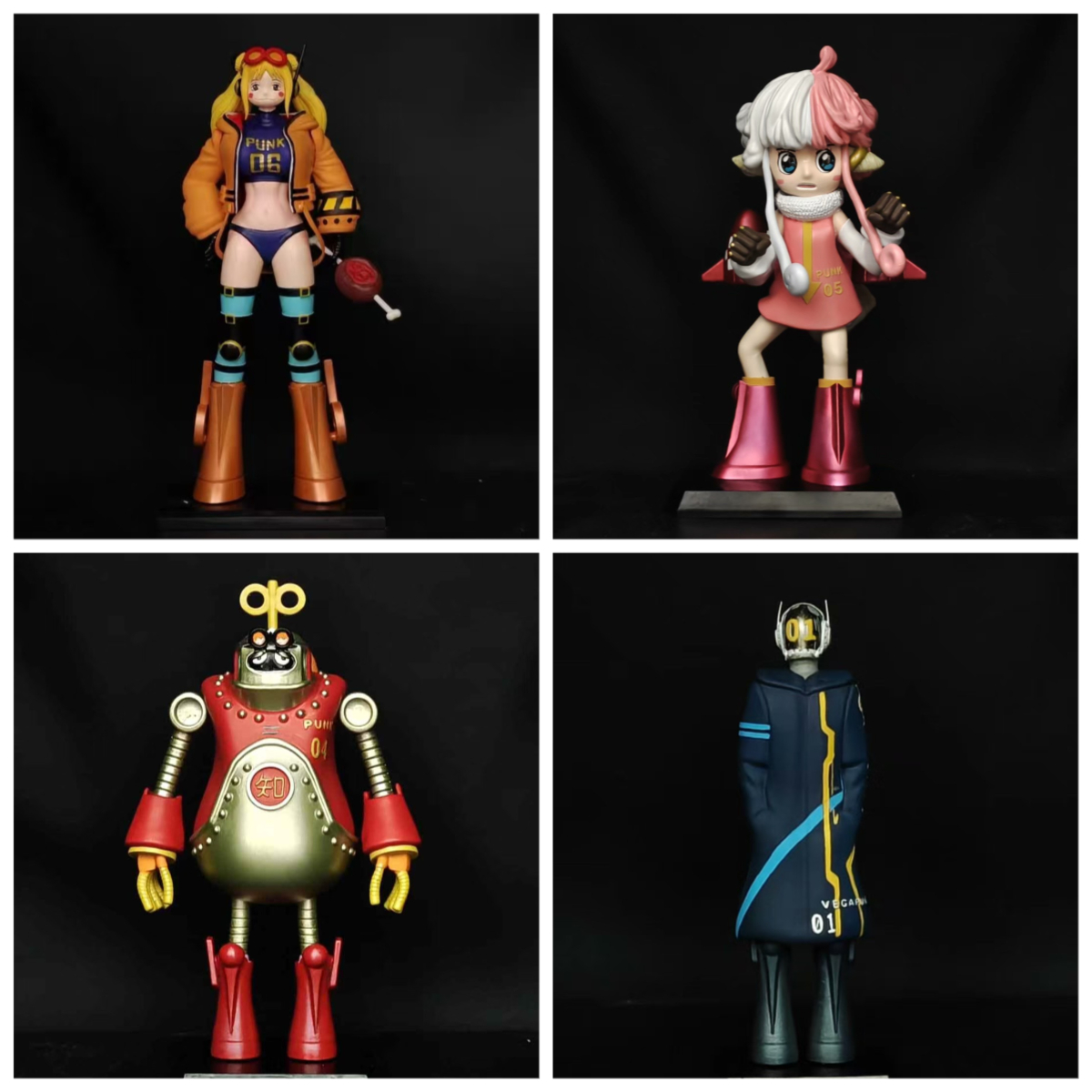 Drone 3D Modeling - One Piece Dr. Vegapunk 3D-gedrucktes, bemaltes,