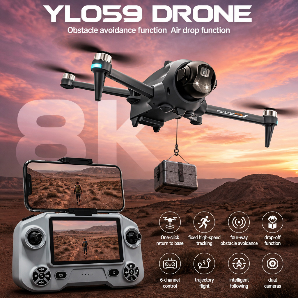 Drone Mapping - Potensic Drohne mit GPS, automatischer Rückkehr,