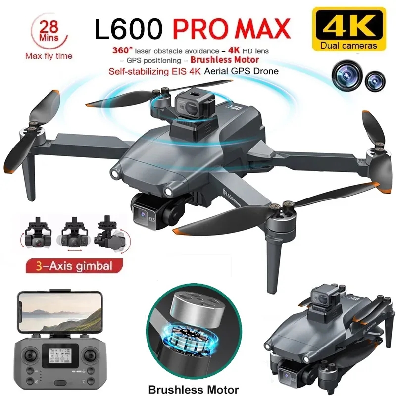 Drone Photogrammetry - L600 PRO MAX GPS Drone Professionelle