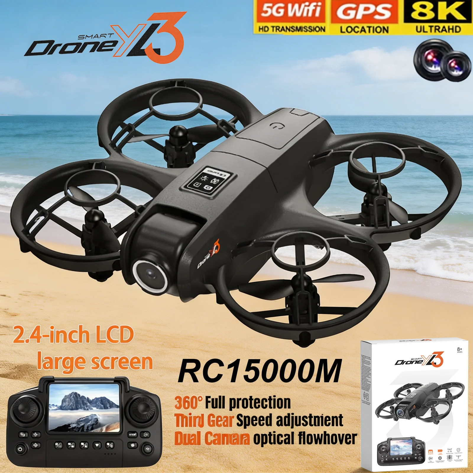 Drone Mapping - Neue YL3 RC-Drohne mit 8K 1080P