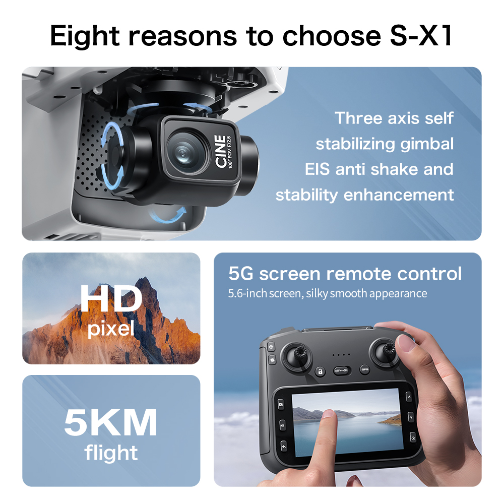 Lenovo S-X1 MAX GPS-Drohne mit – Drone Multispectral Bewertung und Preis